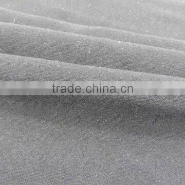 Brushed Polyester Spandex Thick T100D Milk Fiber Elastic Fleece Fabric photo-5