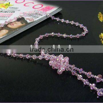 beautiful crystal necklace for gift