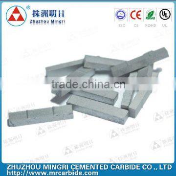 long life tungsten carbide strips for processing softwood and metal work