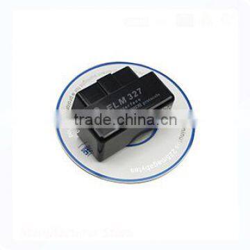 Super Mini Elm327 Black ELM327 V2.1 Bluetooth OBD2 OBDII Auto Diagnostic Scanner Works on Android Symbian Windows photo-3