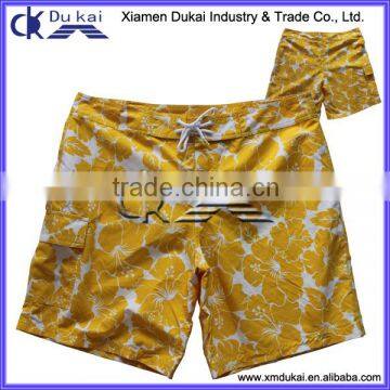 Men's full flower print beachshorts