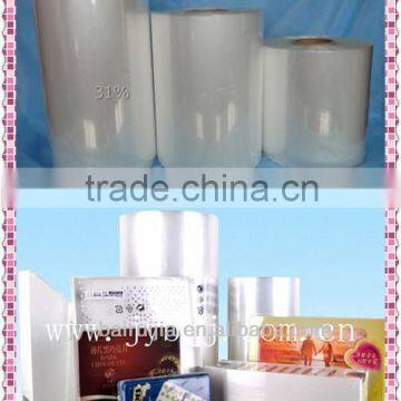 Polyolefin thermal wrap film POF hot shrink wrap film POF packing wrap film