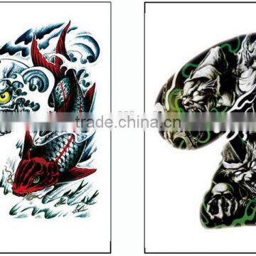 Half Arm Art Tattoo Custom Body Flash Temporary Tattoo Sticker photo-3