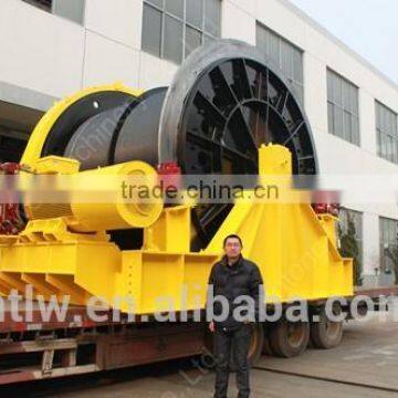 new design 145KN double-drum waterfall speed regulation winch for sale