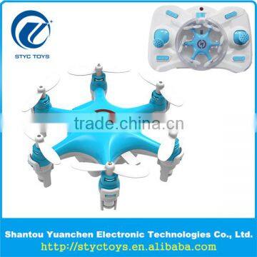 2.4G helicopter style radio control Super nano hexacopter UFO rc 6 rotor drone for children's gift