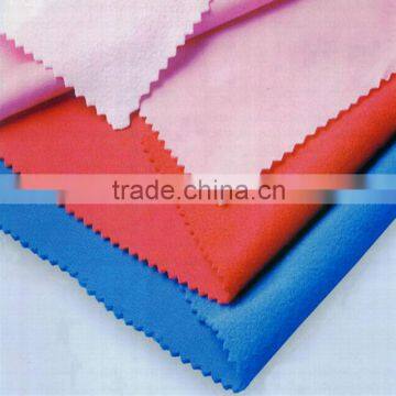 2014 Colorful polyester super poly brushed sportswear fabric