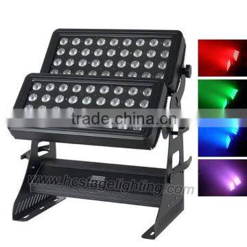 double-head led outdoor washer 72x10w rgbw led wash panel