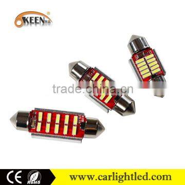 Aluminium Materials 12V 3014 Canbus LED Car C5W Festoon 3014 10 SMD Error Free Auto Interior Reading Lamp Lights