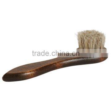 Executive Horsehair Polish Applicator Brush - Light Bristles