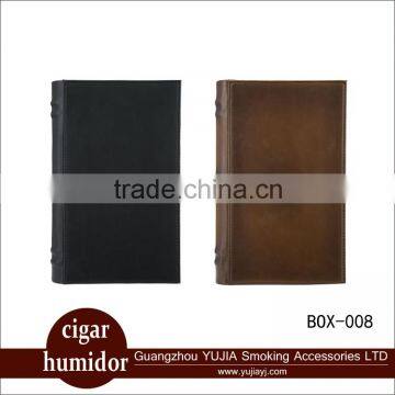 Best yujia Cigar box Spanish Cedar wood Cigar Cabinet Humidor Cohiba Portable box style Leather Cigar case