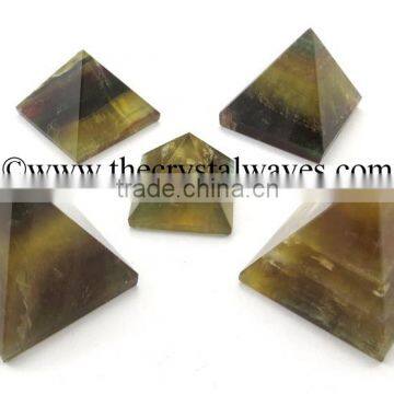 Fluorite pyramid