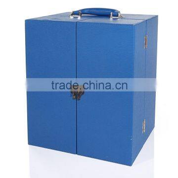 Deep bule suitcase shaped gift box