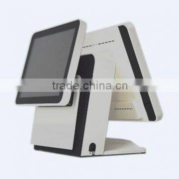 15 inch dual screen all in one touch Android POS Terminal