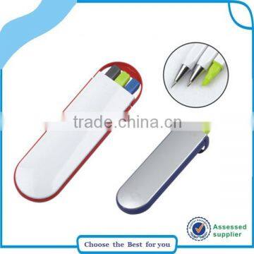 High quality promotional 3 in 1 gift pen set with pen, pencil, highlighter