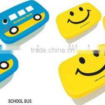 3pcs plastic container