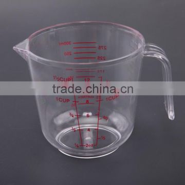 Passed FDA or LFGB good quality plastic 300ml measuring cup