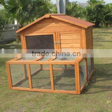 outdoor wooden rabbit house