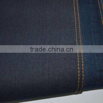 cotton polyester spandex slub denim farbic