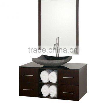 36" stone basin bathroom vanity bathroom furniture