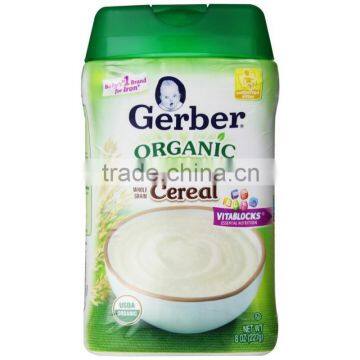 3 x 8 oz Gerber Cereal Organic Brown Rice2