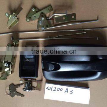 CHINA factory excavator sh200a3 cab door lock