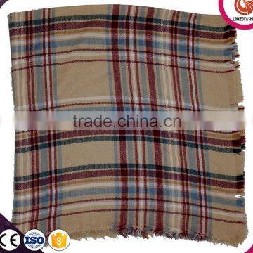 2015 New Women's Cozy Tartan Scarf Wrap Shawl Plaid Checked Pashmina photo-4