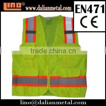 A Variety of Colors Reflective Traffic Safety Vest with Pokets