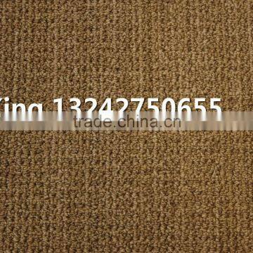 Strech yarn sisal loop pile pattern decorative waterproof wall to wall sisal carpet