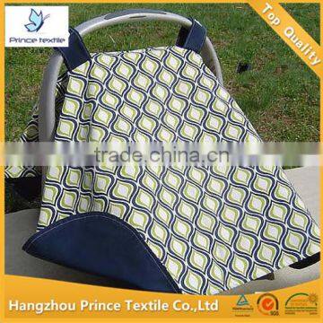 Baby Canopy Infant Geometric Green Sun Protection Car Seat Cover