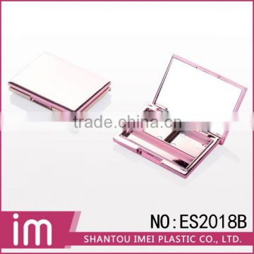 Square 2 color empty eyeshadow palette case