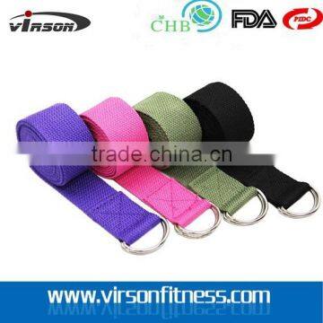 68'' Fitness Training Yoga Stretch Strap With D-Ring Metal