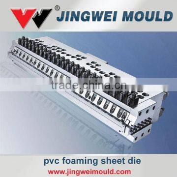 2014 pvc+wood foam extrusion mould