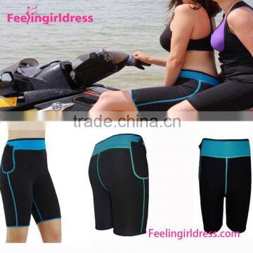 Unisex Neoprene Black Body Shaper Sport Slimming Pants