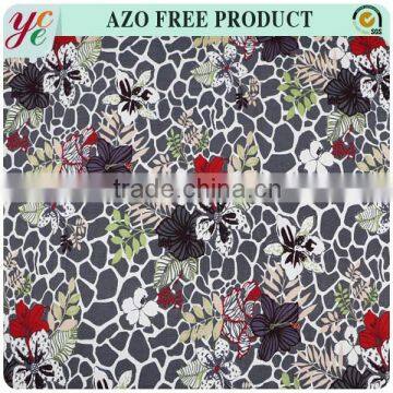 Women dress printing 100% rayon fabric