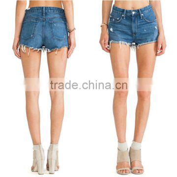 Women high waisted denim Shorts