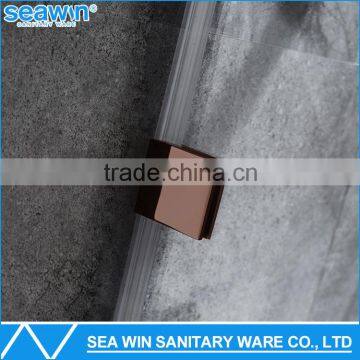 Hot Sale European Style Tempered Glass Framless Hinge Style Folding Bath Screen photo-5