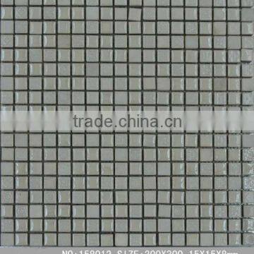 Washable White Ceramic Mosaic Tile