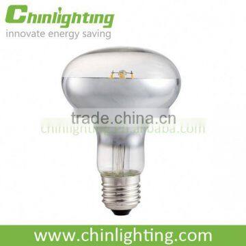 Hot filament led light bulb r50 r63 r63 reflective glass led bulb 4w r63 e27 filament r50 filament led e27