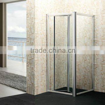 S218 bathroom shower bifold door with side panel