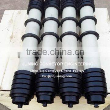 114mm Natural Rubber Conveyor Carring Roller photo-3