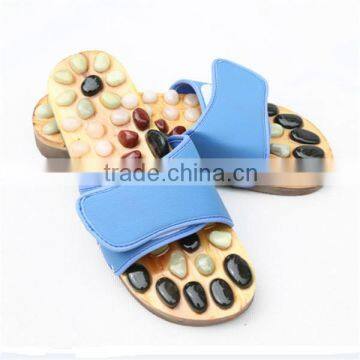 Natural foot massage slipper with massage hot jade stone