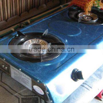 OEM EX-factory Price Double Burner Biogas Stove photo-3