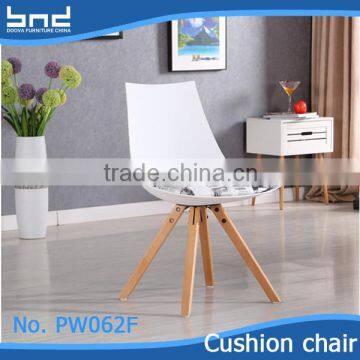 Hot sale durabel wooden dowel cross leg dining chair PW062F