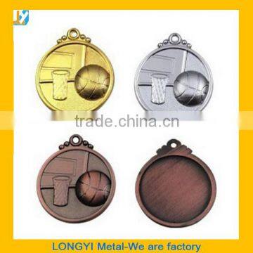 3D Promotion metal custom gold medal no minimum order