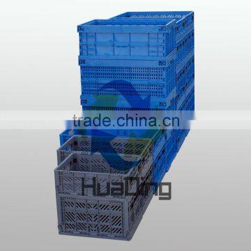 Colorful Foldable Plastic Vegetable and Fruit Storage Boxes photo-5
