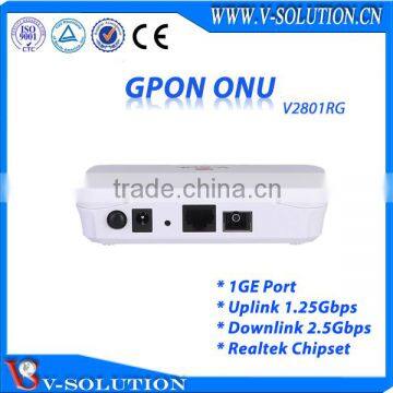 1GE GPON ONU with Mini Plastic Shell Support VLAN Tag Mode