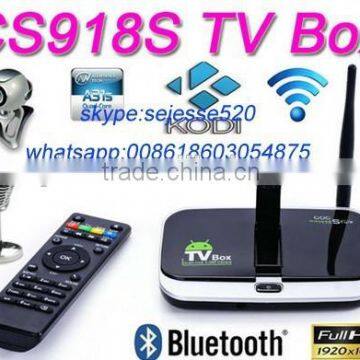 original android iptv box cs918 quad core iptv box cs918 cs918s IPTV android set top box