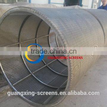 Large Diameter Stainless Steel Wedge Wire Screens for Sea Water Desalination-supply for Shell Company