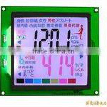 custom color 7 segment lcd display