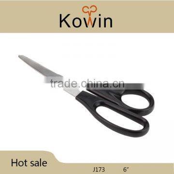 6 inch black handle Stainless Steel Scissors utility stationery shear